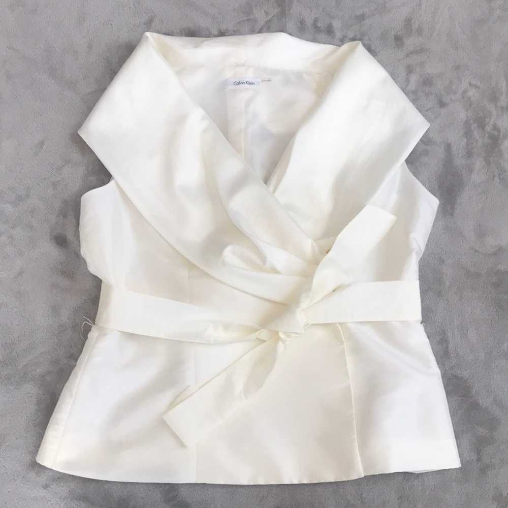 White dress top